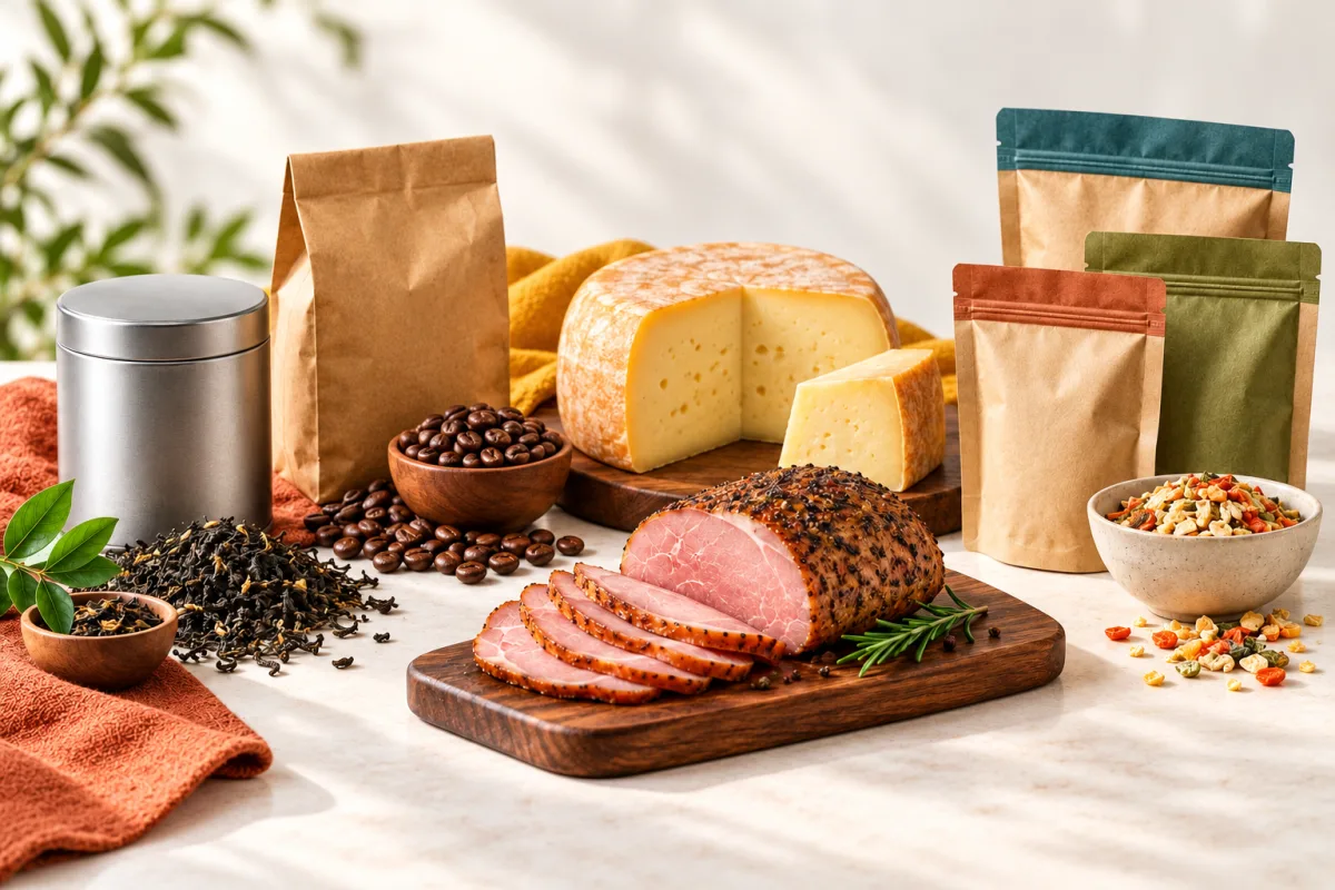 Чайная продукция; Обжарка кофе; Сыры и молочная продукция; Мясные деликатесы; Сухие пайки и готовое питание